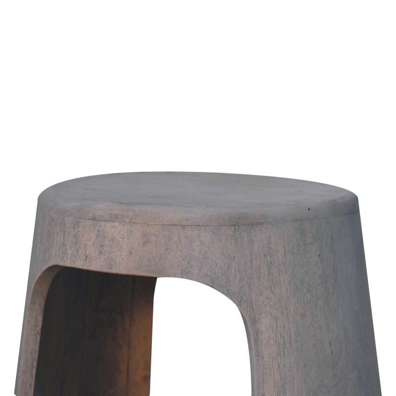 Artisan Furniture Solid Wood Acid Wash Open Side Table