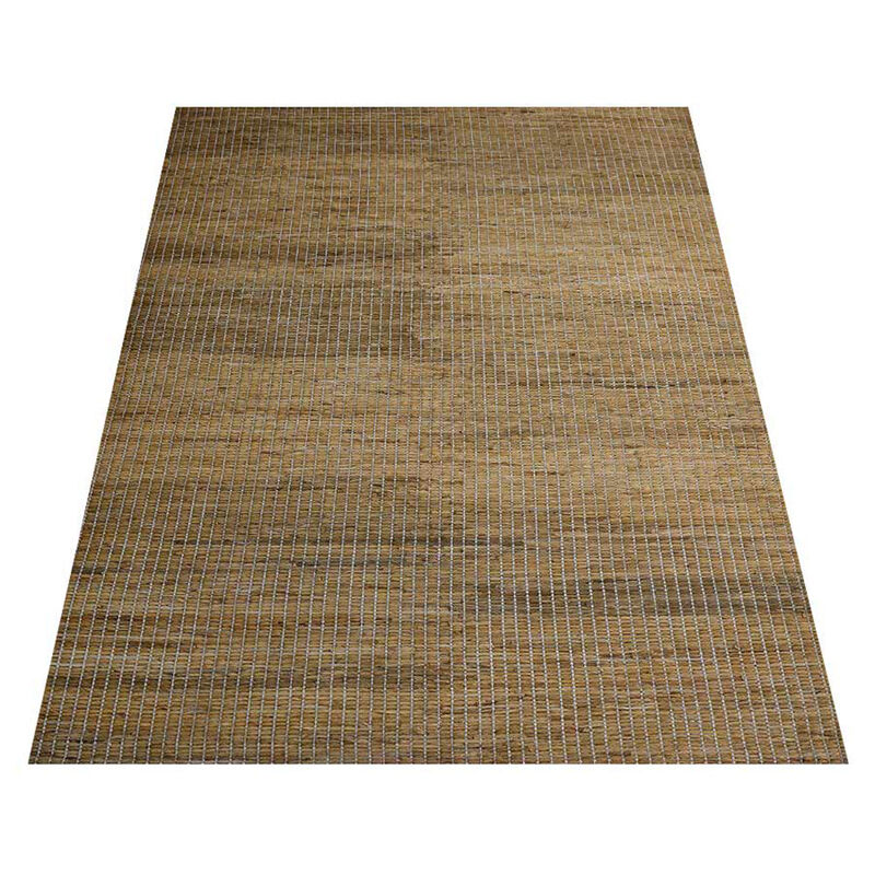 HAND KNOTTED SUMAK JUTE ECO-FRIENDLY Contemporary AREA RUGS  - Rectangle Contemporary, High Pile, Natural Fiber, Outdoor Indoor Handmade Area Rugs for Living Room (J00099) image number 2