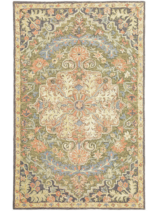 Alfresco 5' x 8' Blue Rug