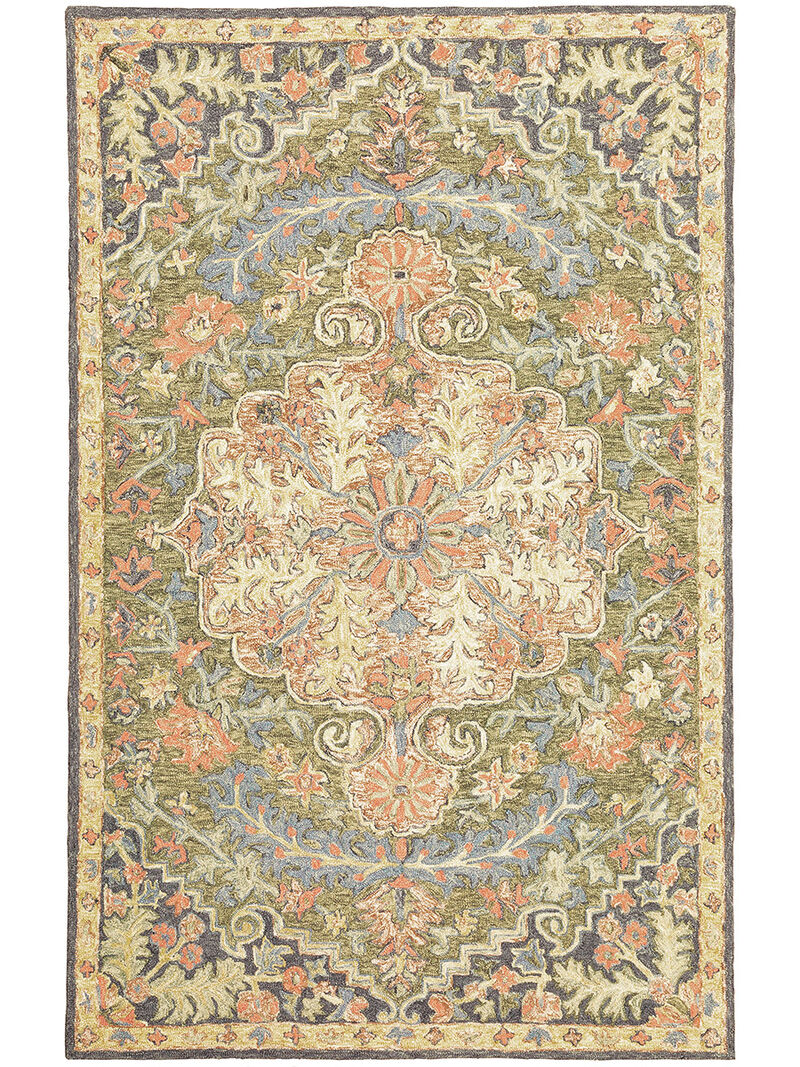 Alfresco 5' x 8' Blue Rug image number 0