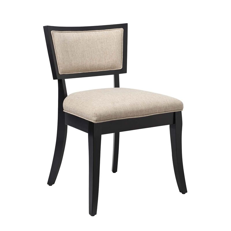 Pristine Upholstered Fabric Dining Chairs - Set of 2 image number 1