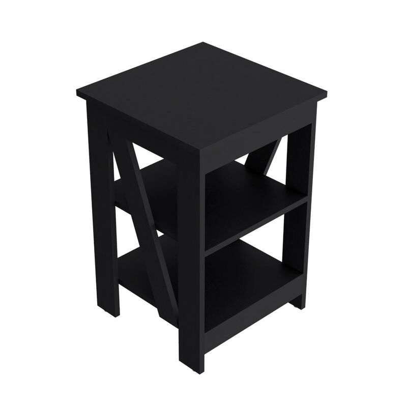 Side Table Rossville, Living Room, Black