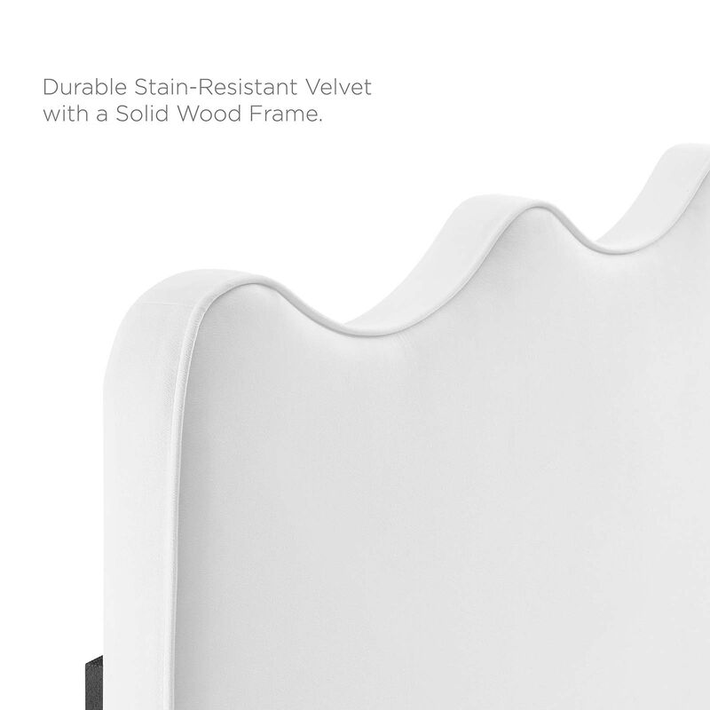 Modway - Current Performance Velvet Full Platform Bed image number 6