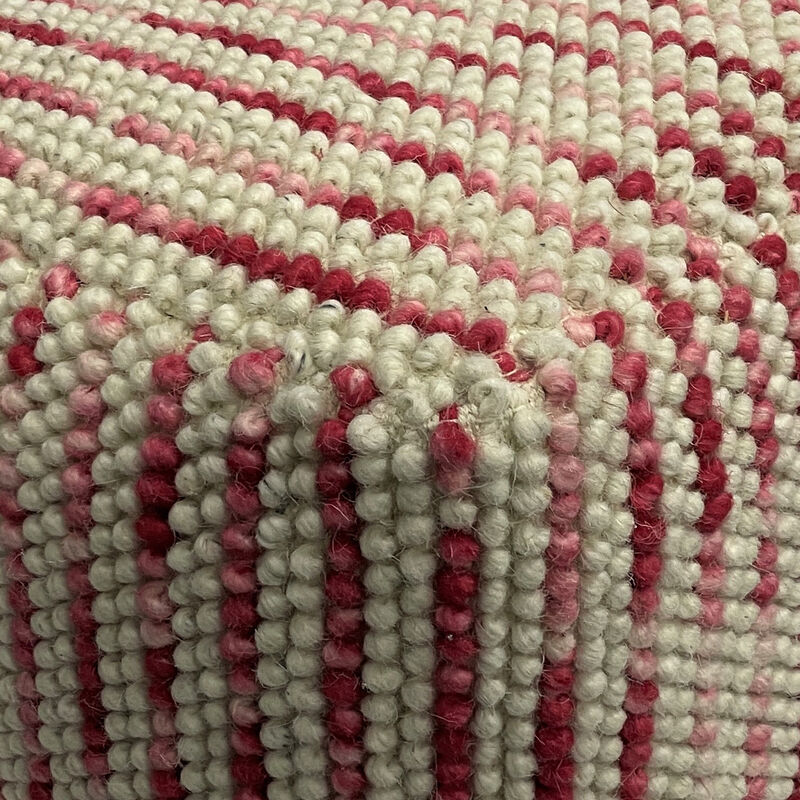 Zoey Woven Cube Pouf