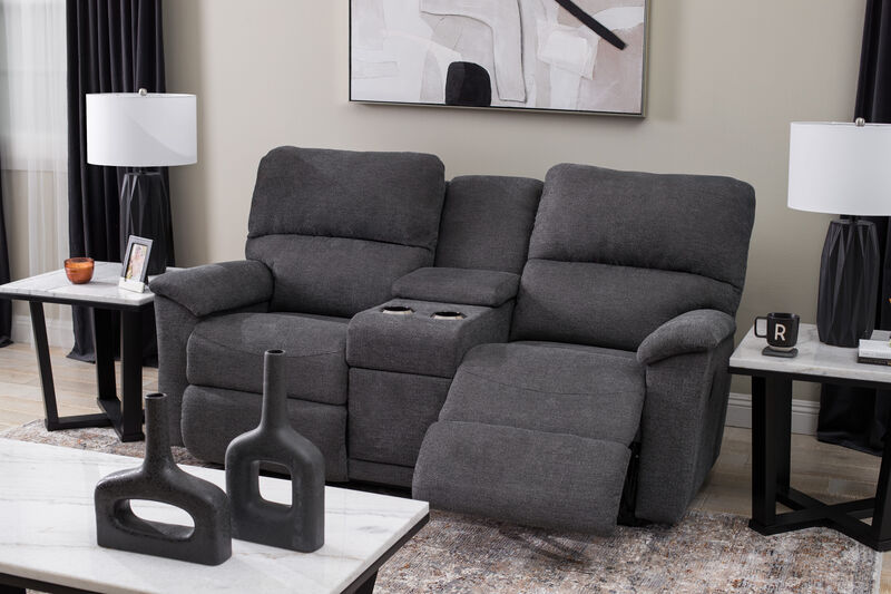 Brooks Reclining Loveseat with Console