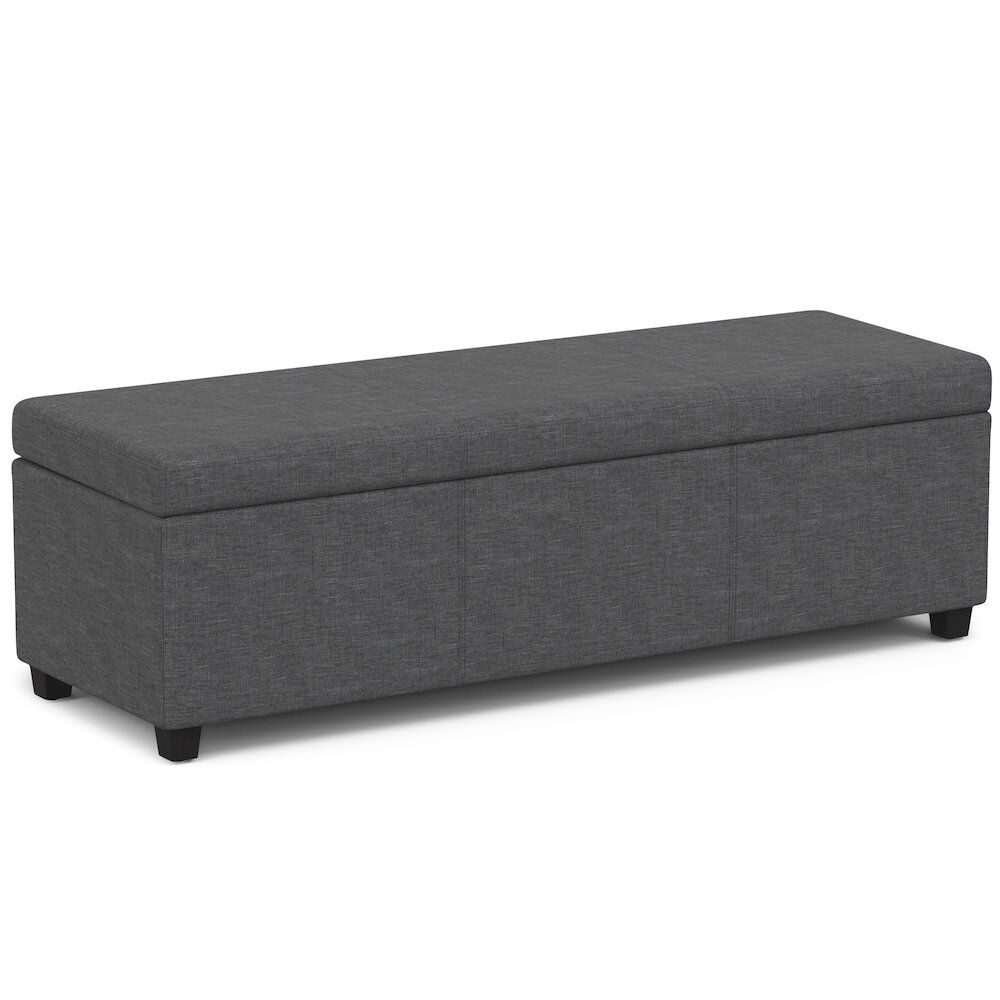 Avalon Lift Top Rectangular Storage Ottoman - Thumbnail 3