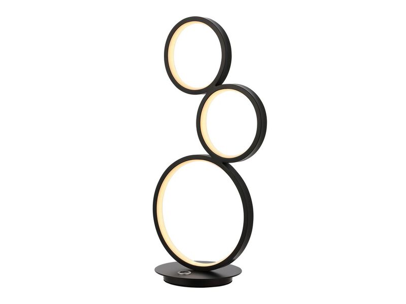 Juno 3-Light Bohemian Coastal Iron Integrated LED Table Lamp