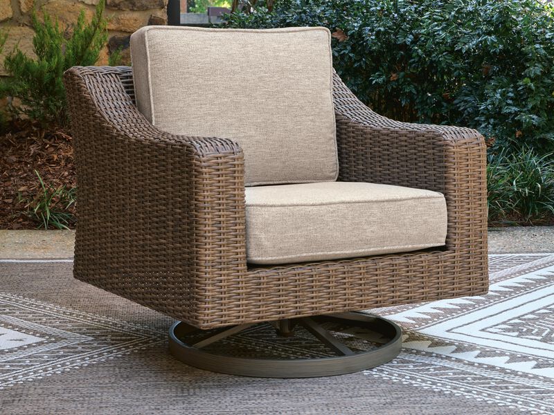 Revare Beach Outdoor Swivel Lounge Chair image number 1