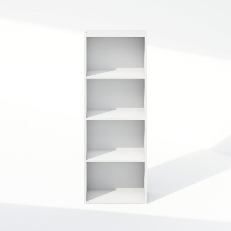 Reed 4-Tier Open Shelf Multipurpose Closet & Clothing Storage, Storage Organizer