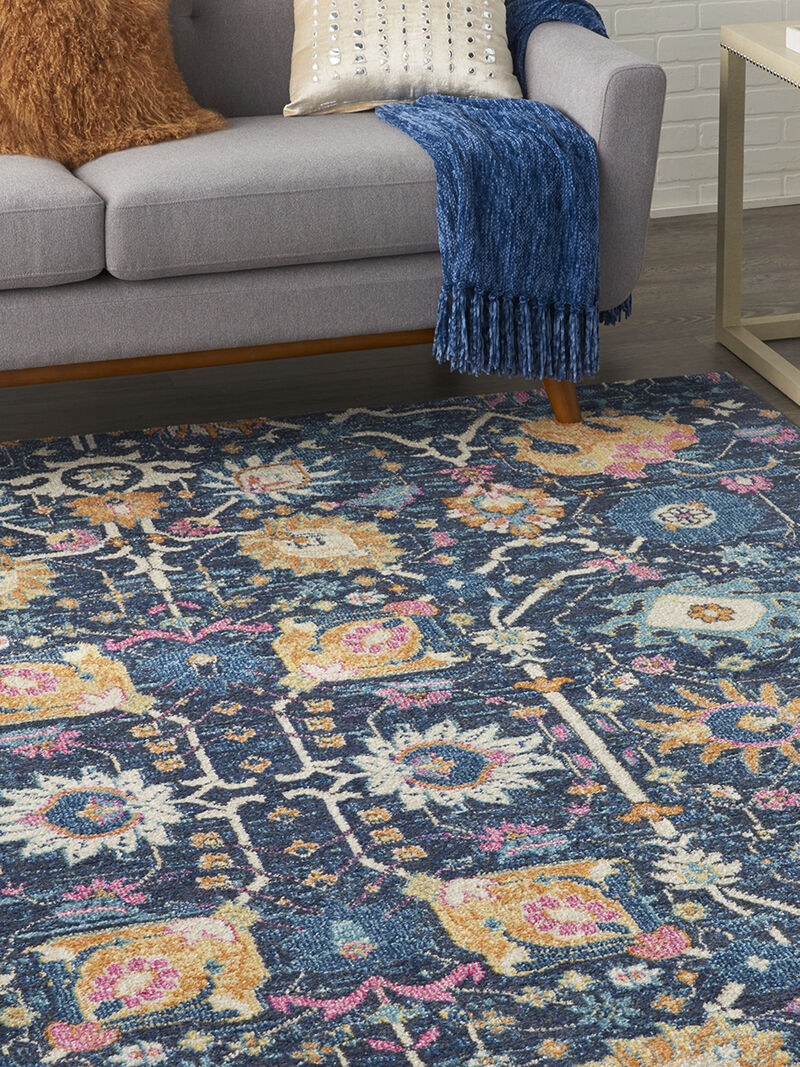 Passion PSN01 Navy 9' x 12' Rug