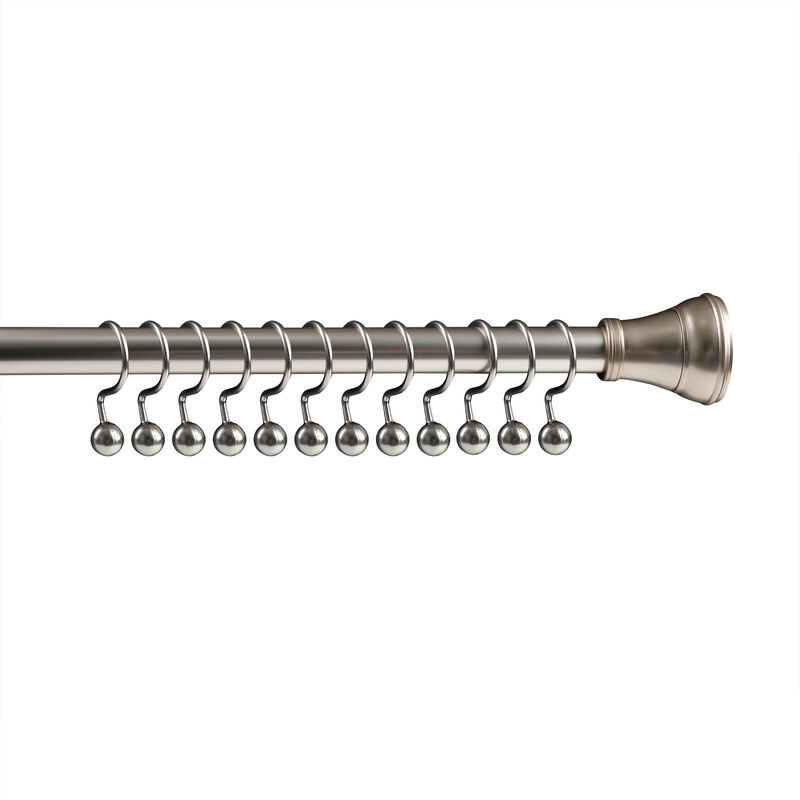 12-Piece Resistant Metal Shower Curtain Hooks image number 2