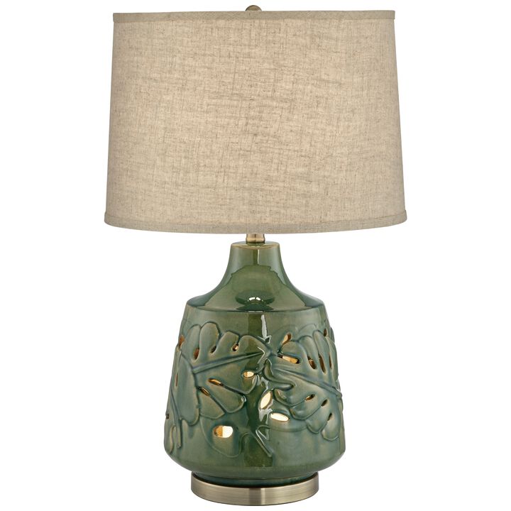 Green Leaves Table Lamp