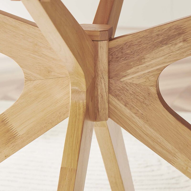 Crossroads 63" Oval Wood Dining Table image number 7