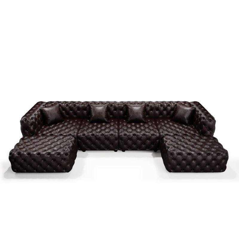 4-Seat Modern Modular Sectional image number 0