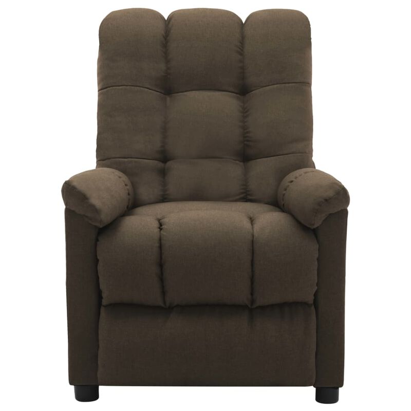 Recliner Brown Fabric image number 2
