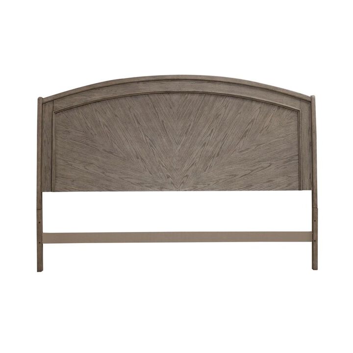 Liberty Furniture Avalon King Panel Headboard with Oak Wood Frame  - Burnished Beige