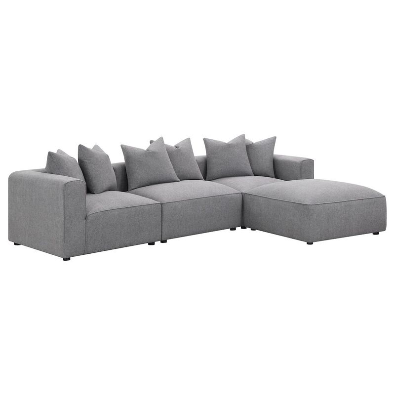 Coaster Co. of America Jennifer Upholstered Armless Chair Grey image number 5
