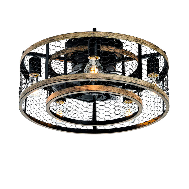 ELEMENT ACE Efficient Cage Ceiling Fan With Remote Control And Quiet Motor For Indoor Spaces image number 0