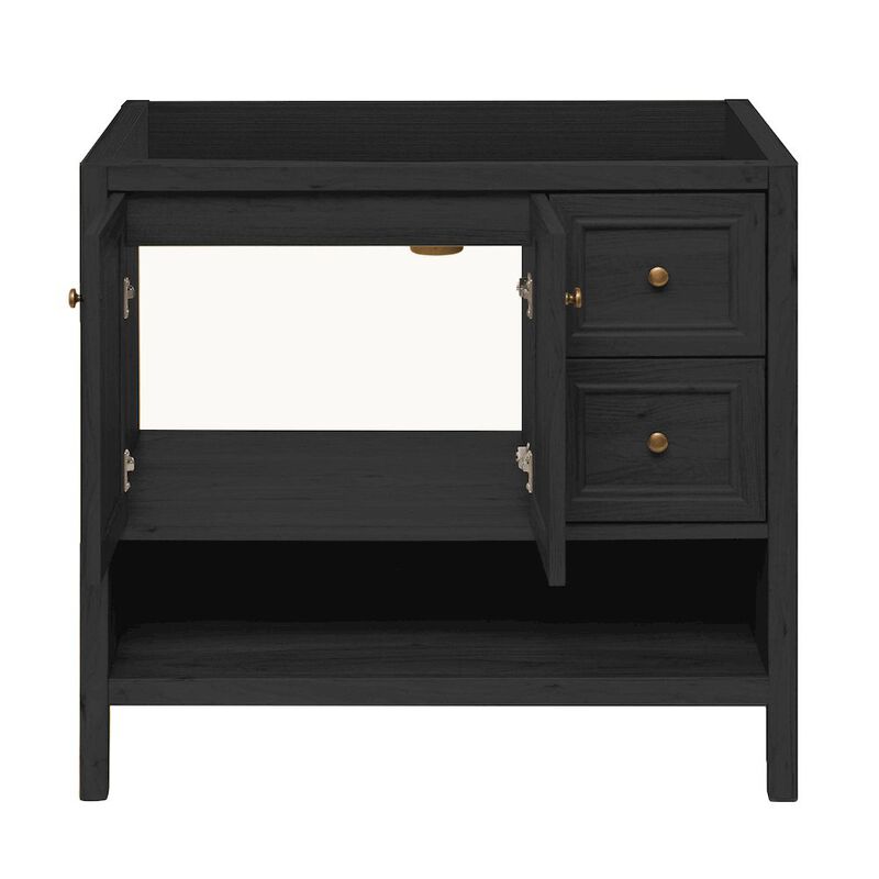 Chateau 36" Freestanding Bathroom Vanity Cabinet without Top in Black Oak image number 3