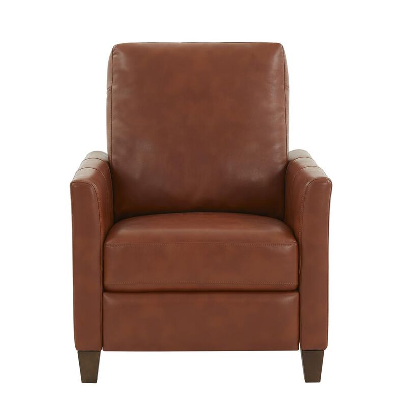 Comfort Pointe Penny Caramel Faux Leather Modern Recliner