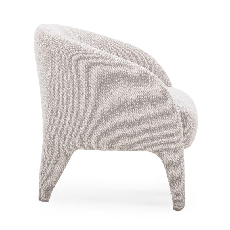 Tov Furniture Kris Warm Grey Boucle Accent Chair image number 2