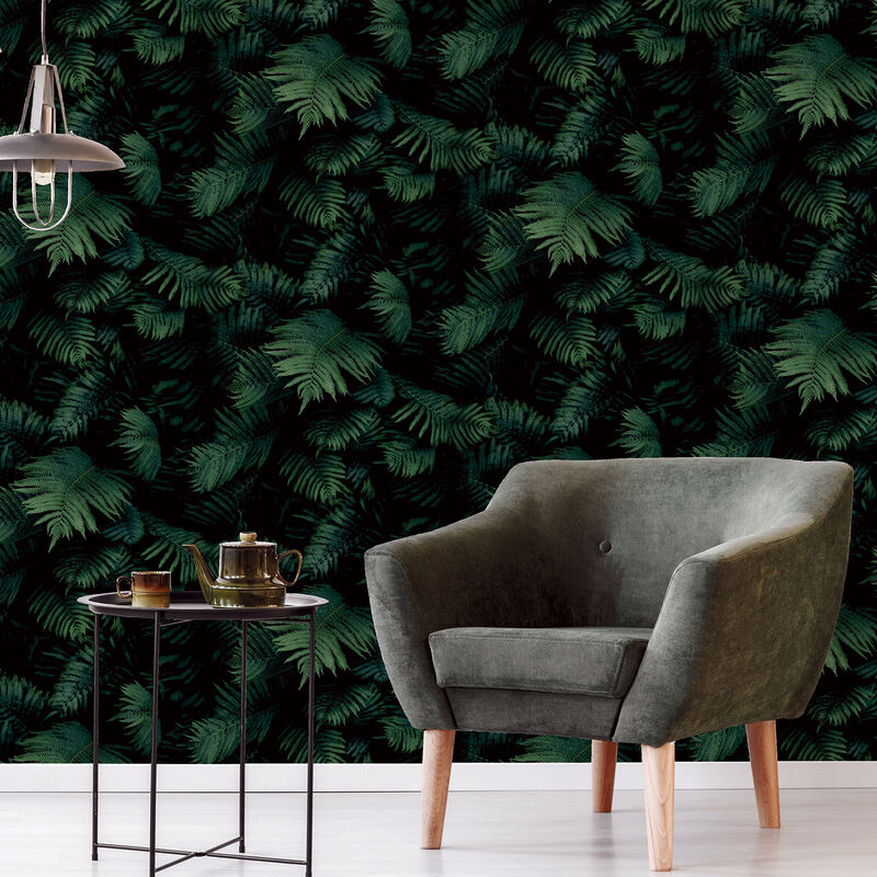 Winona Green Ferns Wallpaper image number 2