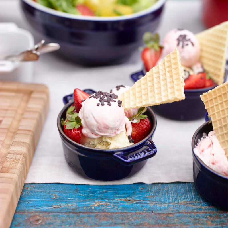 Staub Cast Iron 0.25-qt Mini Round Cocotte