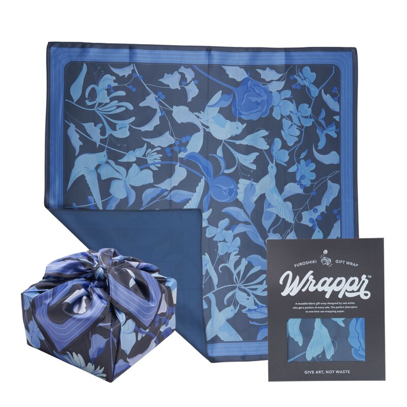 Furoshiki Gift Wrap by Danni Ha | 28", Recycled Polyester image number 0