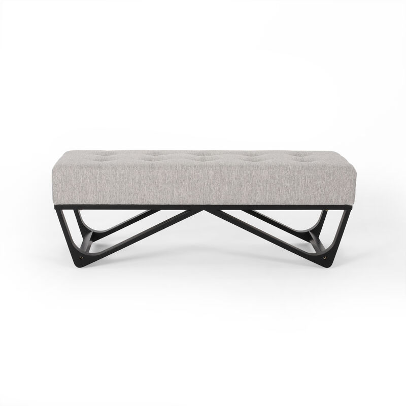 Merax Button-Tufted Ottoman Bench