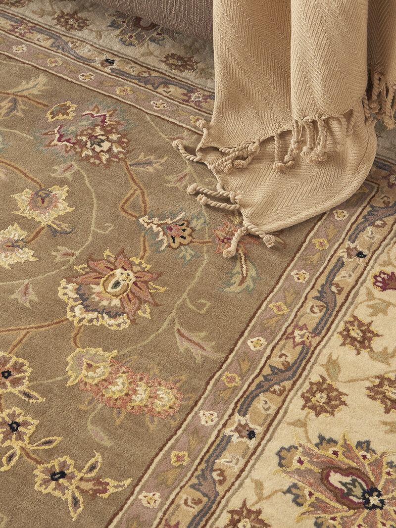 Nourison 2000 2003 Olive 7'6" x 9'6" Oval Rug