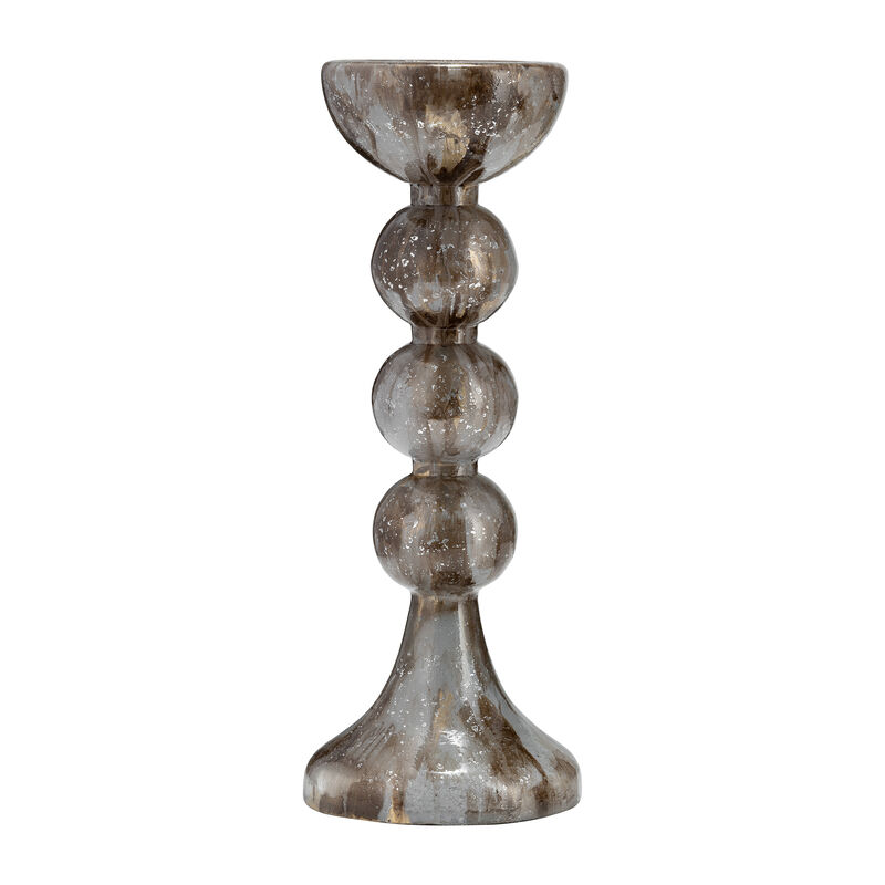 Bubbly Glass Candle Holder image number 0