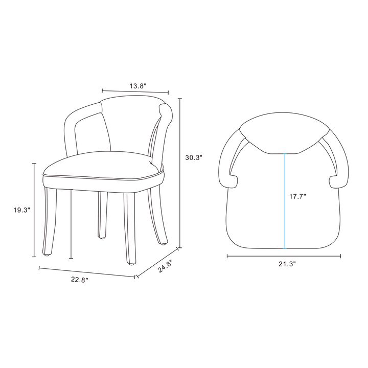 Palmer Ivory Dining Chair