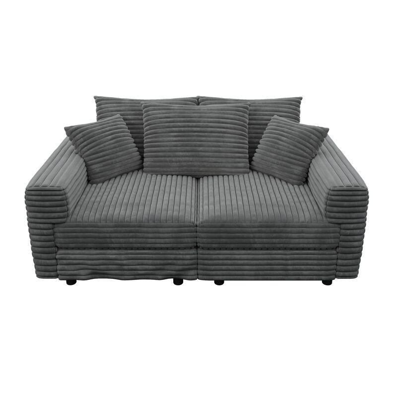 Merax Modern Comfy Upholstered Sofa Cloud Couch