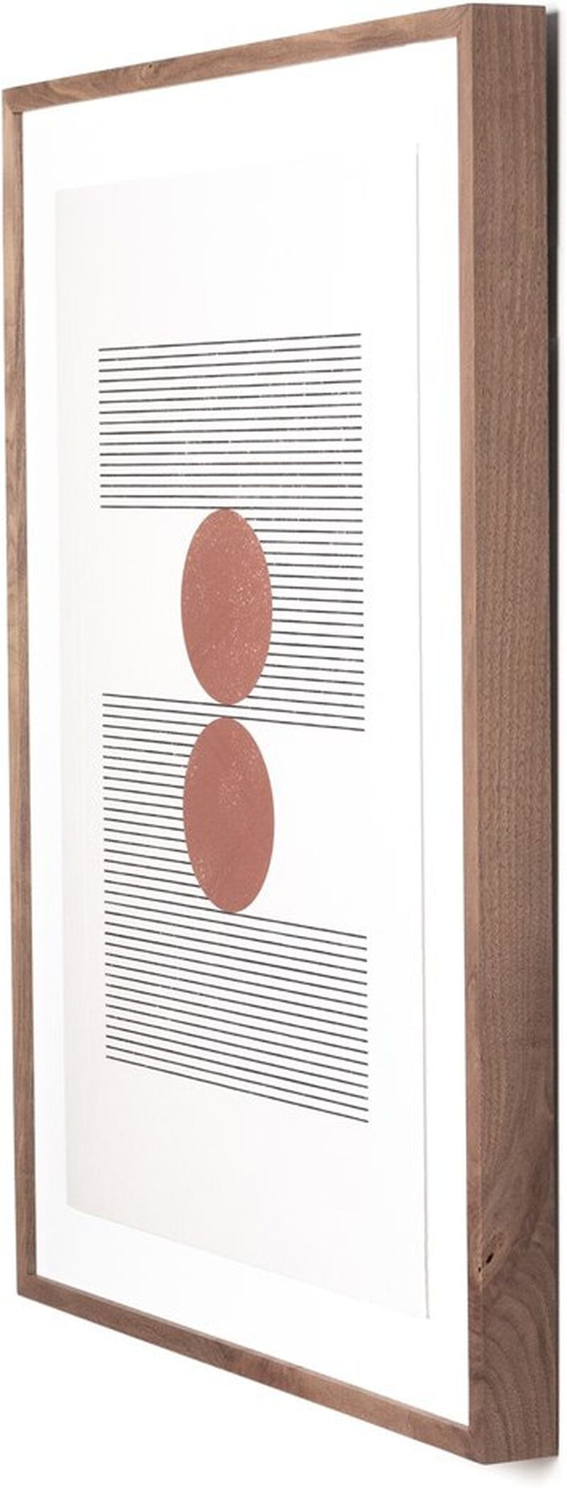 Woodblock The Hug Beige by Roseanne Kenny image number 1