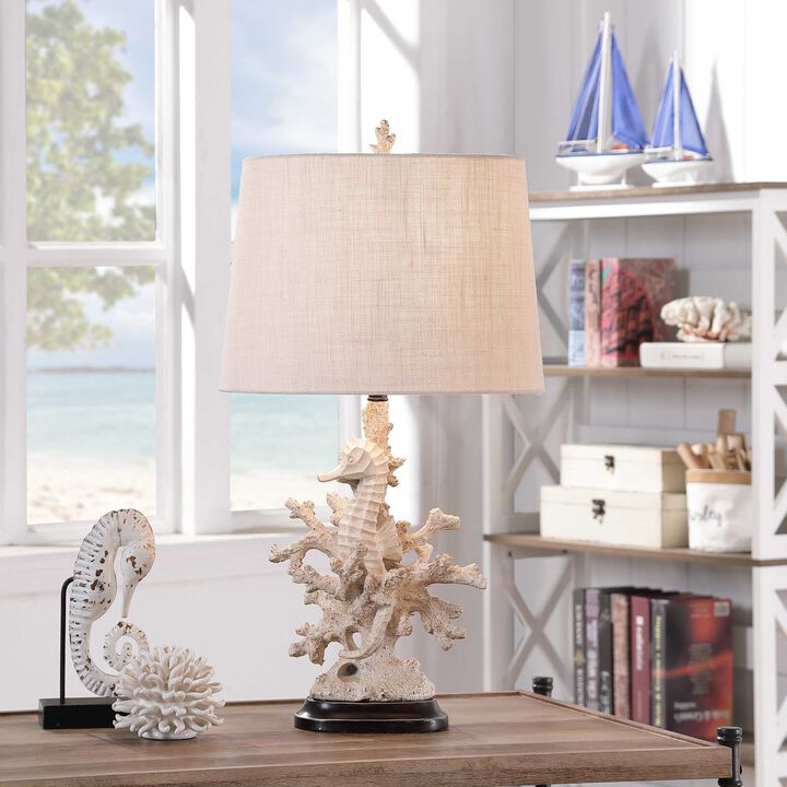 White Coral Table Lamp (Set of 2)
