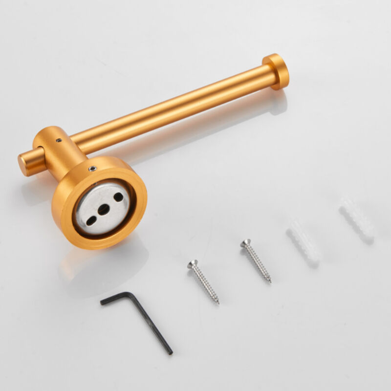 3-Piece Bathroom Hardware Set with Thick Space Aluminum Towel Bars