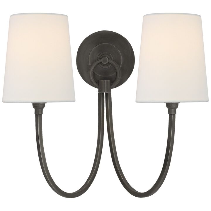 Reed Double Sconce