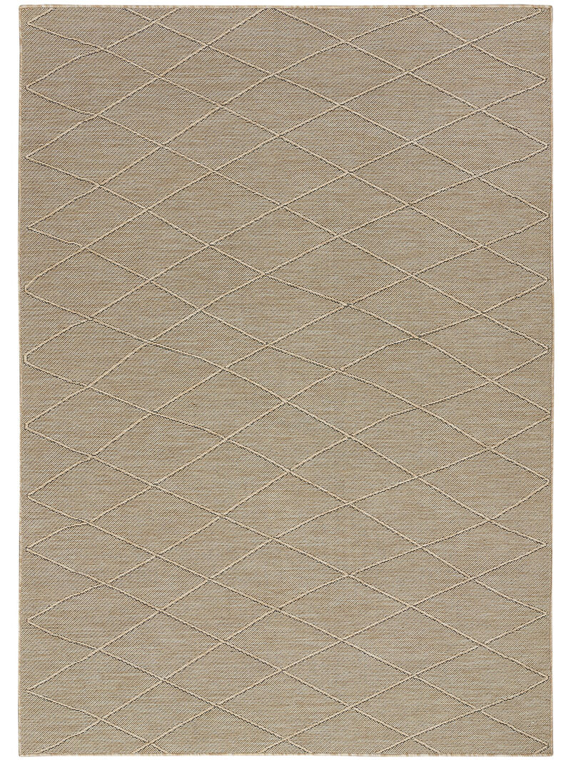 Washable Solutions WSL01 Natural 7' x 10' Rug
