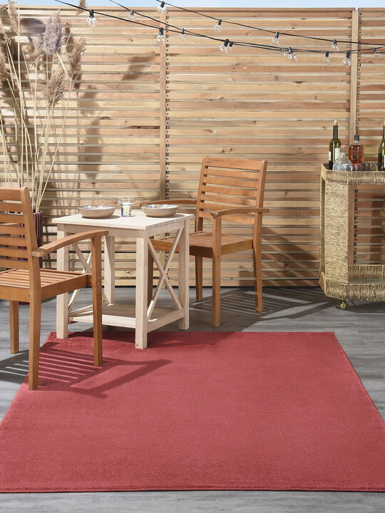 Nourison Essentials NRE01 Brick Red 6' x 9' Rug