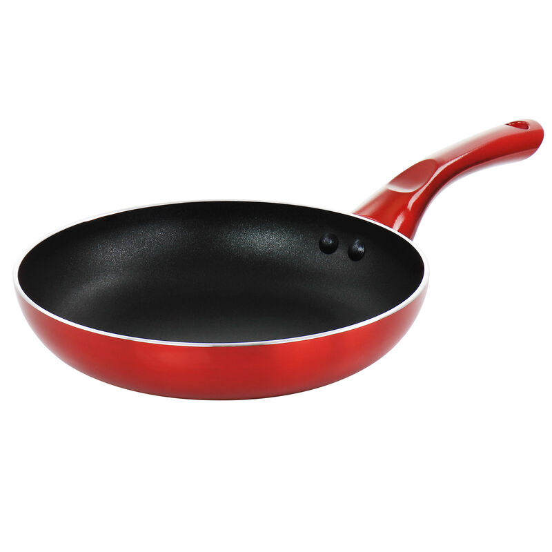 Better Chef 8in Aluminum Non Stick Gourmet Frying Pan in Red image number 0