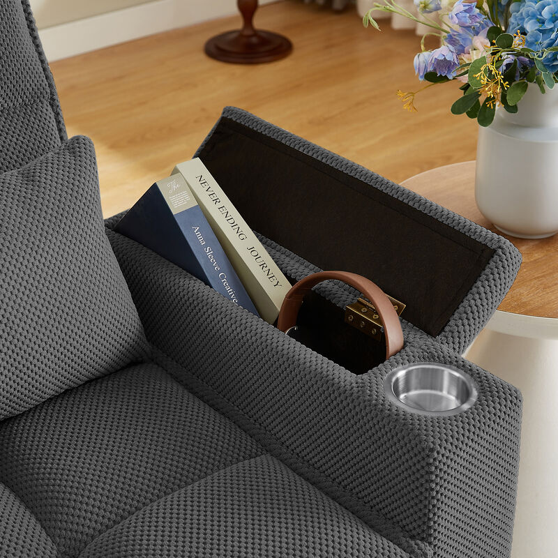 Dimjux underseat storage Loveseat image number 7
