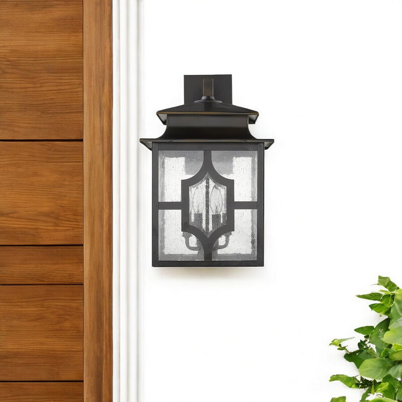 Hivvago Calvert 4-Light Oil-Rubbed Bronze Wall Light