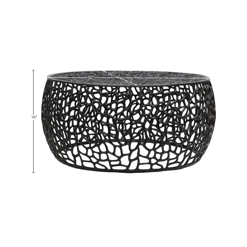 Meridian Furniture Priya Black Coffee Table