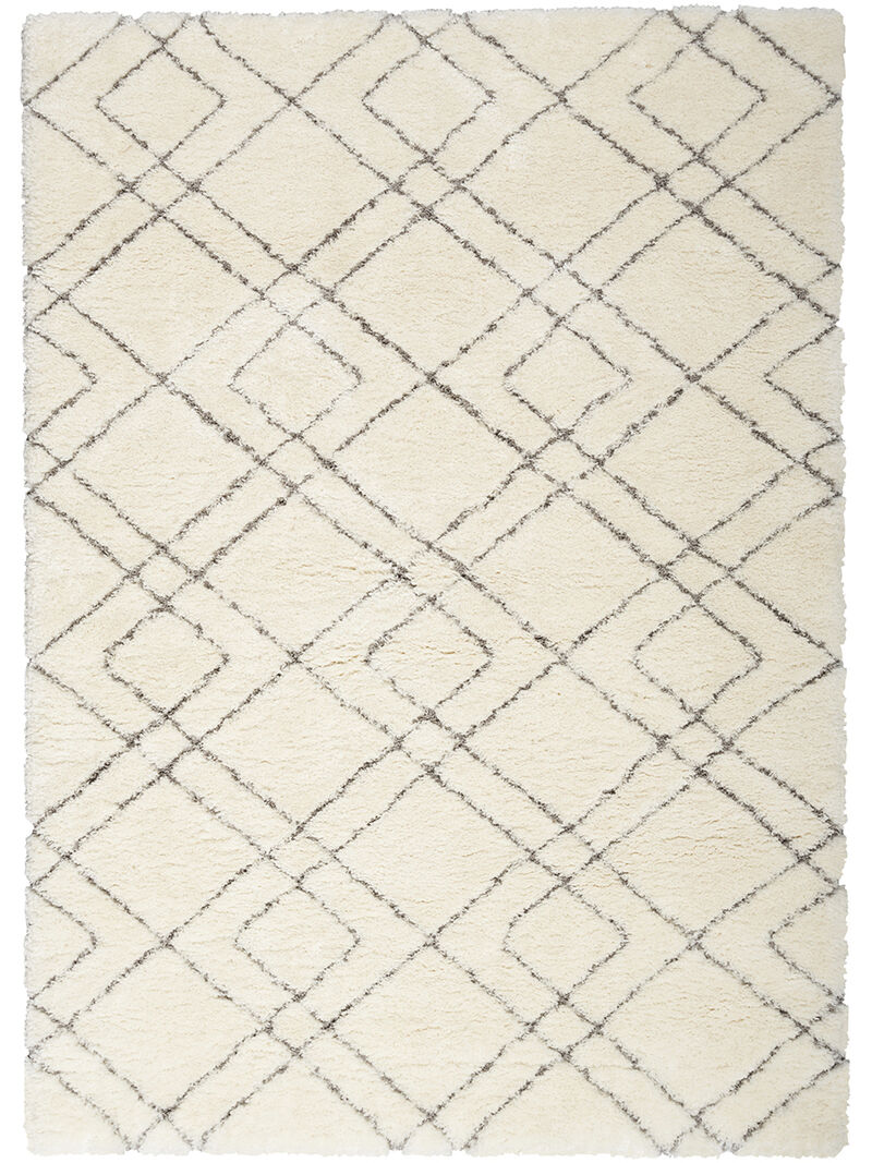 Dreamy Shag DRS07 Ivory 4' x 6' Rug