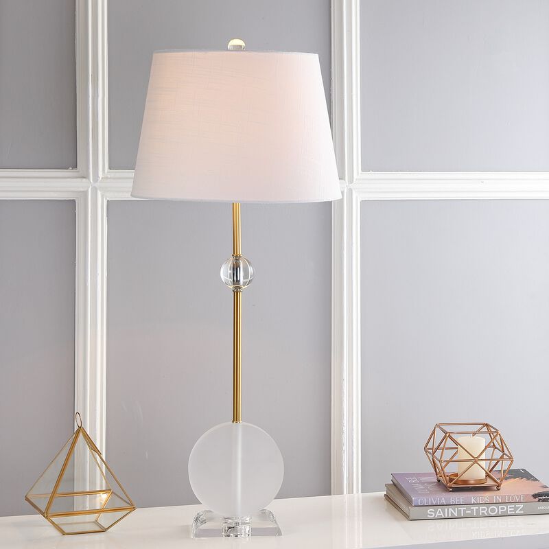 Spencer Crystal/Metal LED Table Lamp