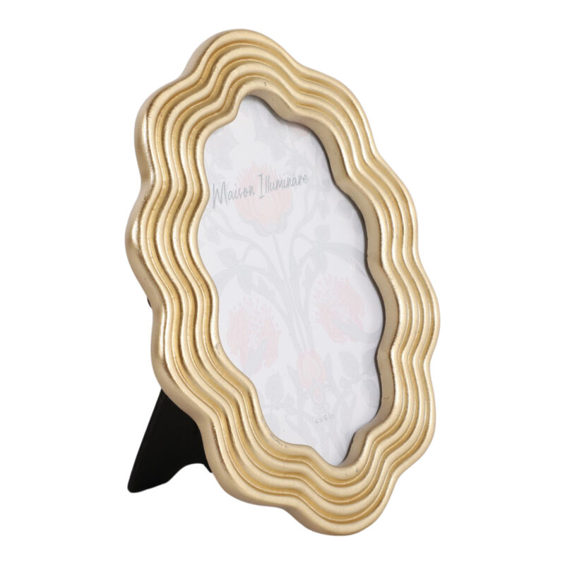 4x6" Squiggle Oval Photo Frame image number 1