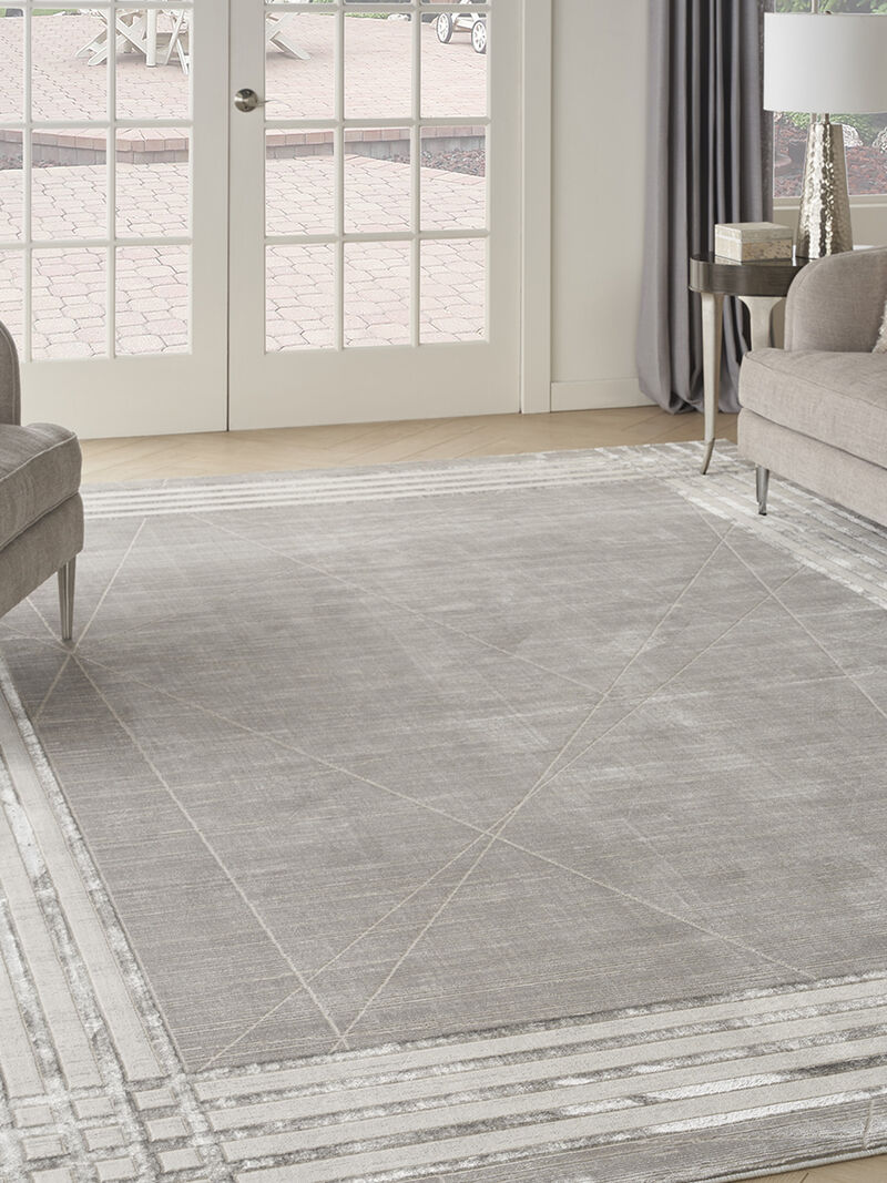 Desire DSR01 Gray/Silver 9' x 12' Rug