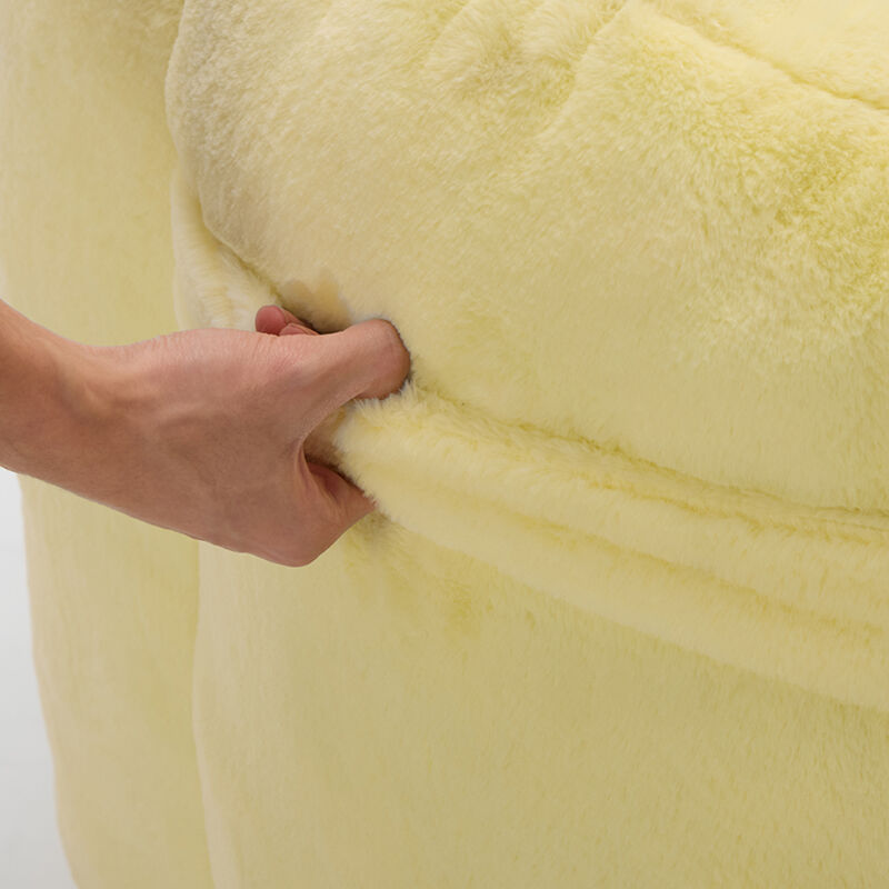 GOODSILO Ergonomic Memory Foam Bean Bag Sofa Chair with Pull Ring for Easy Mobility and Relaxation image number 9