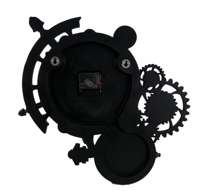 Mechanical Steampunk Astrolabe Star Tracker Wall Clock 17 Inch image number 2