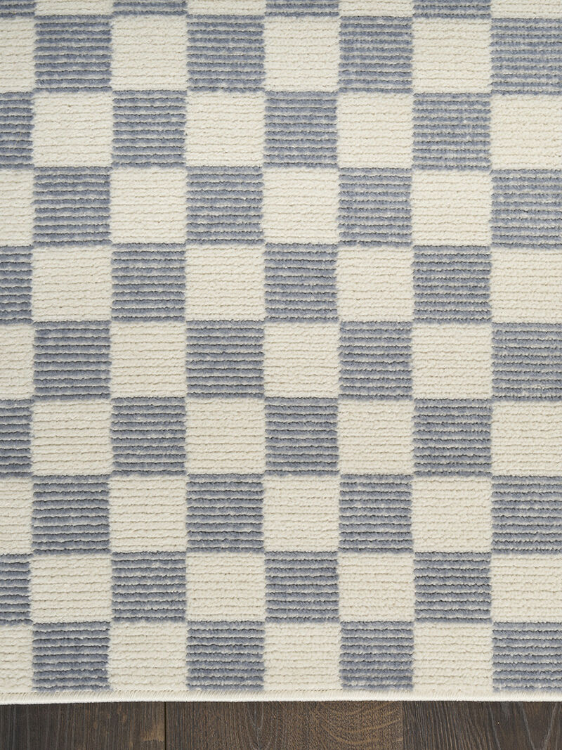 Serenity Home SRH10 Ivory/Blue 2'2" x 7'6 Rug